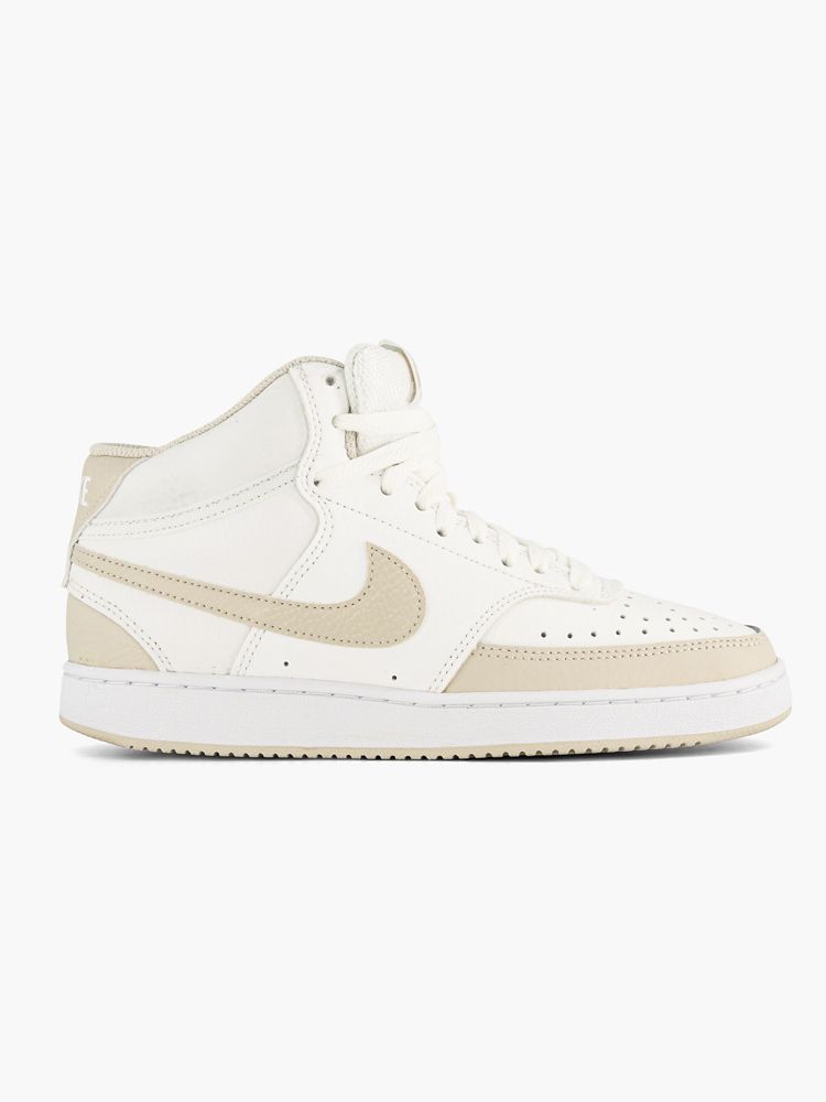 Nike COURT VISION MID Hoge sneaker Wit vanHaren