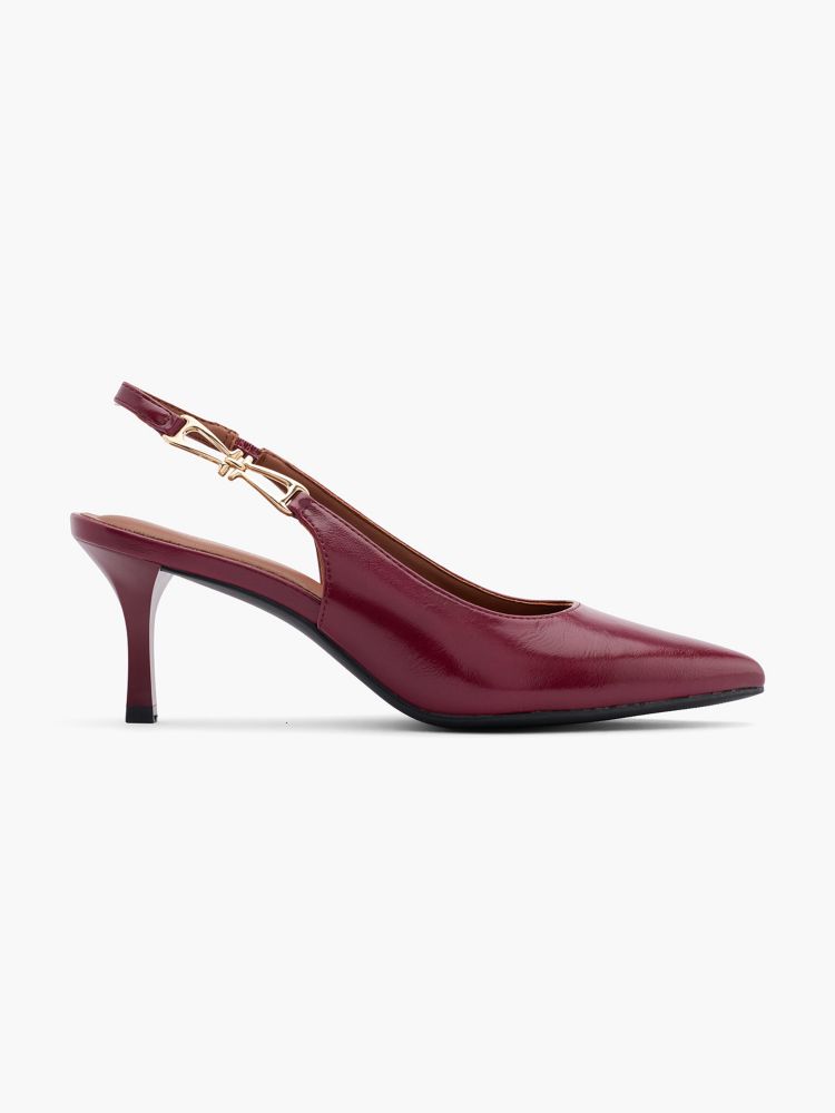 Graceland Slingbacks Rood vanHaren