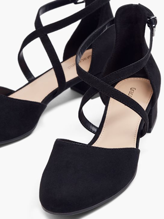 Graceland Pumps met gesp Zwart vanHaren