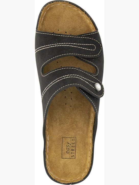 Easy Street Slipper met voetbed Zwart vanHaren