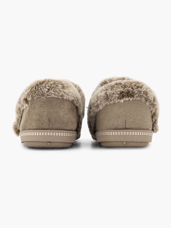 Skechers COZY CAMPFIRE Dichte pantoffels Taupe vanHaren