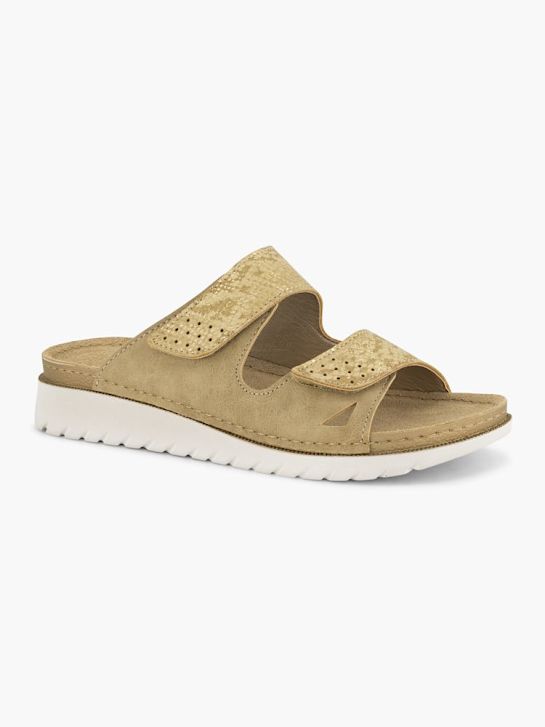 Easy Street Slipper met voetbed Beige vanHaren