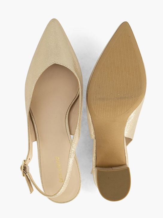 Gouden Pumps Beige Pumps Van Haren Gouden Schoenen Van Haren