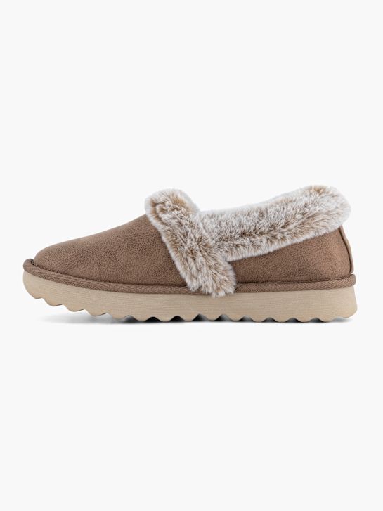 Skechers COZY UP Dichte pantoffels Taupe vanHaren