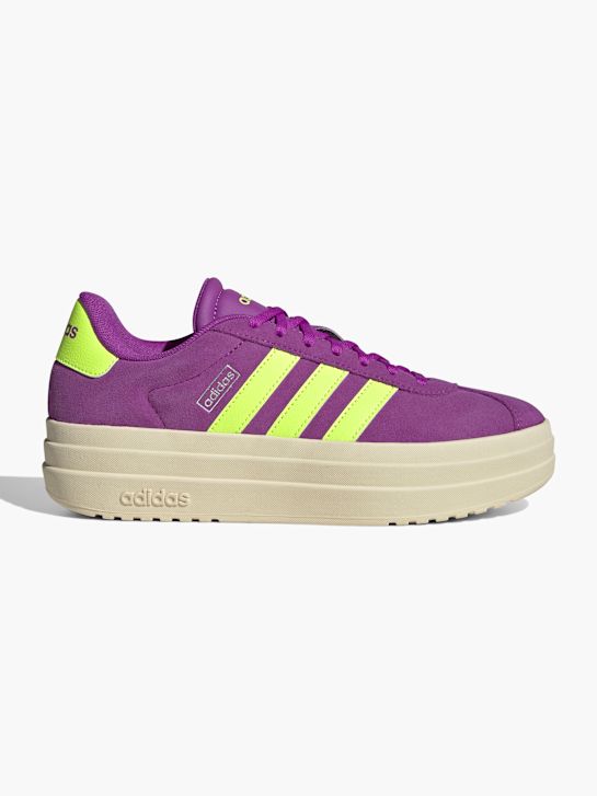 Adidas Paarse Sneakers Heren Adidas Heren Courtblock Sneakers Paars