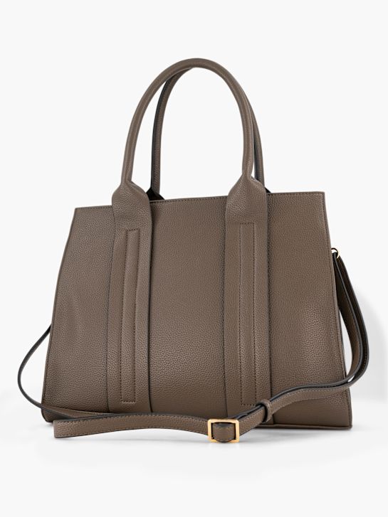 Handtas van het beste suede leer n een warme cognac brun kleur. De