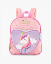 FANDARE Kinderrugzak, schooltas voor jongens, meisjes, kinderen, voor groep 3-6, buiten, reizen, kinderopvang, waterdicht, nylon, Violet roze, Large