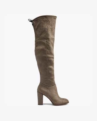 Overknees Stiefel Damen - Fold Over Shark Boots - Kniehohe Stiefel mit Absatz Blockabsatz Übergangsstiefel Dressy Kniestiefel Mittelalter Schuhe Retro Damenstiefel, 36/EU, Schwarz,36/EU